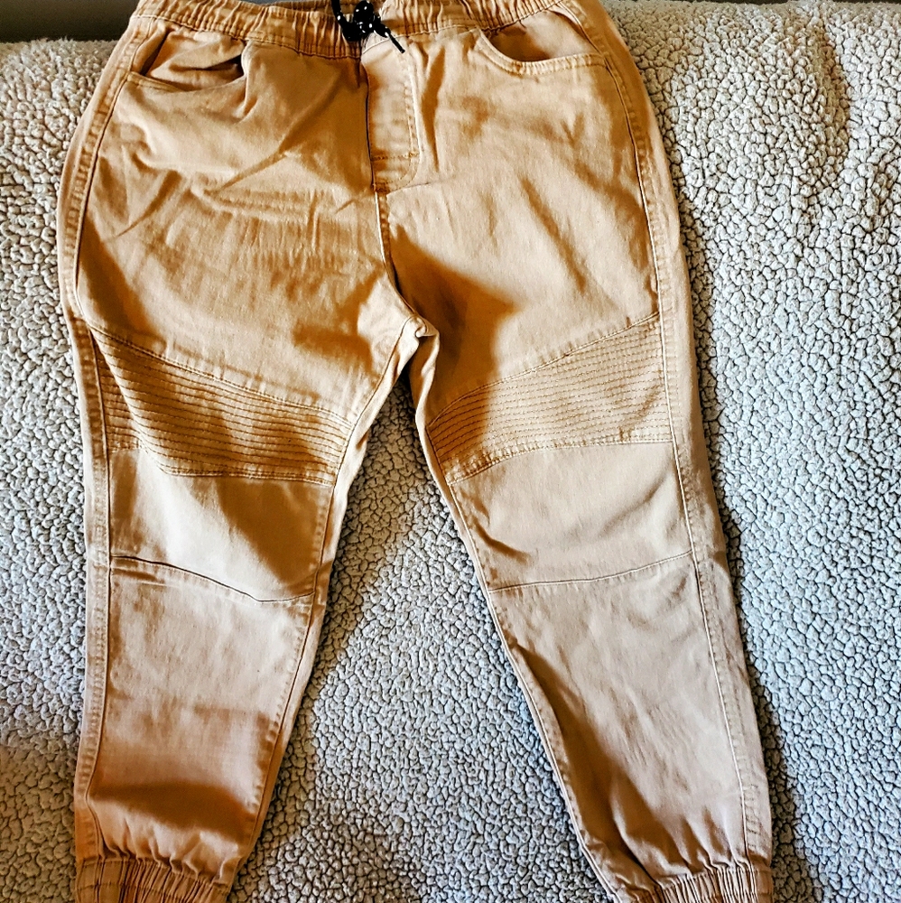 Boys khaki joggers